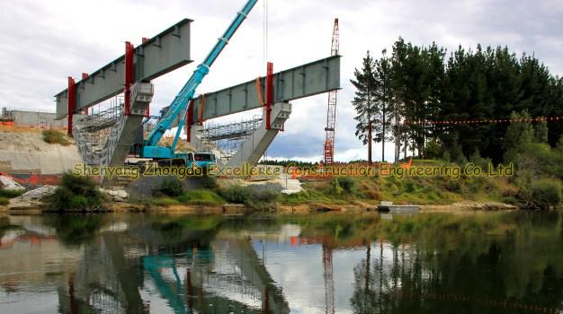 Stahlkonstruktionsträger fabrication/AWS D1.5 schweißte strukturelles Brücken-Stahlprojekt/Stahlkonstruktionsbalkenbrückeherstellung